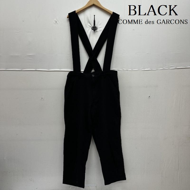 ブラックコムデギャルソン BLACK COMME des GARCONS パンツ ワークパンツ、ペインターパンツ 17AW ウール サスペンダー パンツ 1T-P017 L 黒 / ブラック / black メンズ USED 古着 中古 50164804