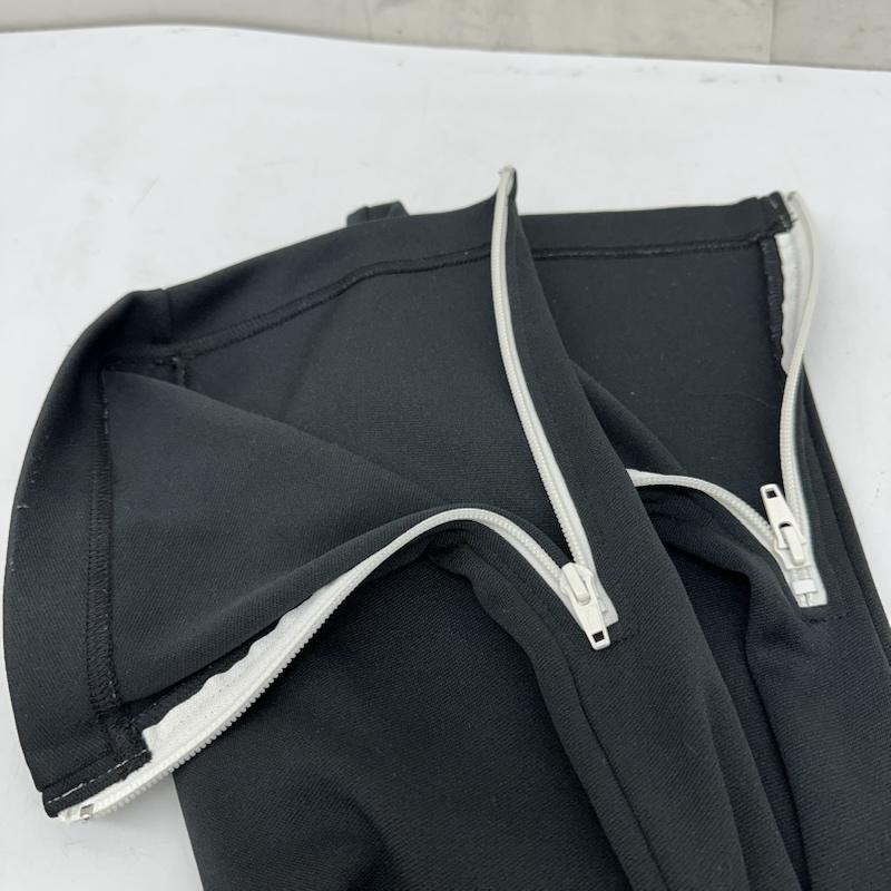ブラックコムデギャルソン BLACK COMME des GARCONS パンツ ワークパンツ、ペインターパンツ AD2023 ジップ トラック ジャージ パンツ 1Z-T503 L 黒 / ブラック / black メンズ USED 古着 中古 50164806