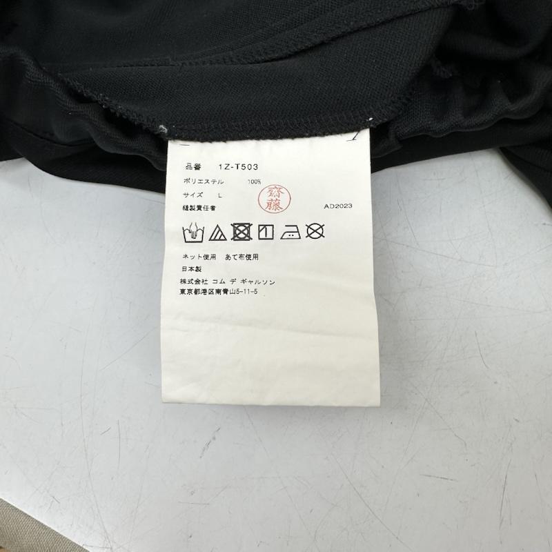 ブラックコムデギャルソン BLACK COMME des GARCONS パンツ ワークパンツ、ペインターパンツ AD2023 ジップ トラック ジャージ パンツ 1Z-T503 L 黒 / ブラック / black メンズ USED 古着 中古 50164806