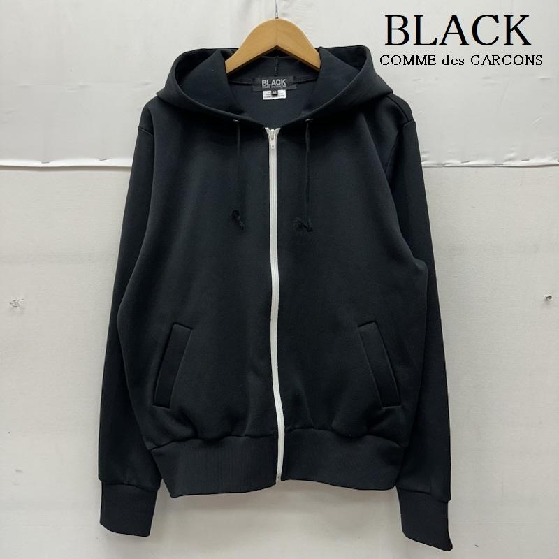 ブラックコムデギャルソン BLACK COMME des GARCONS パーカー 長袖 AD2023 ジャージ ジップ パーカー 1Z-T502 M 黒 / ブラック / black メンズ USED 古着 中古 50164808