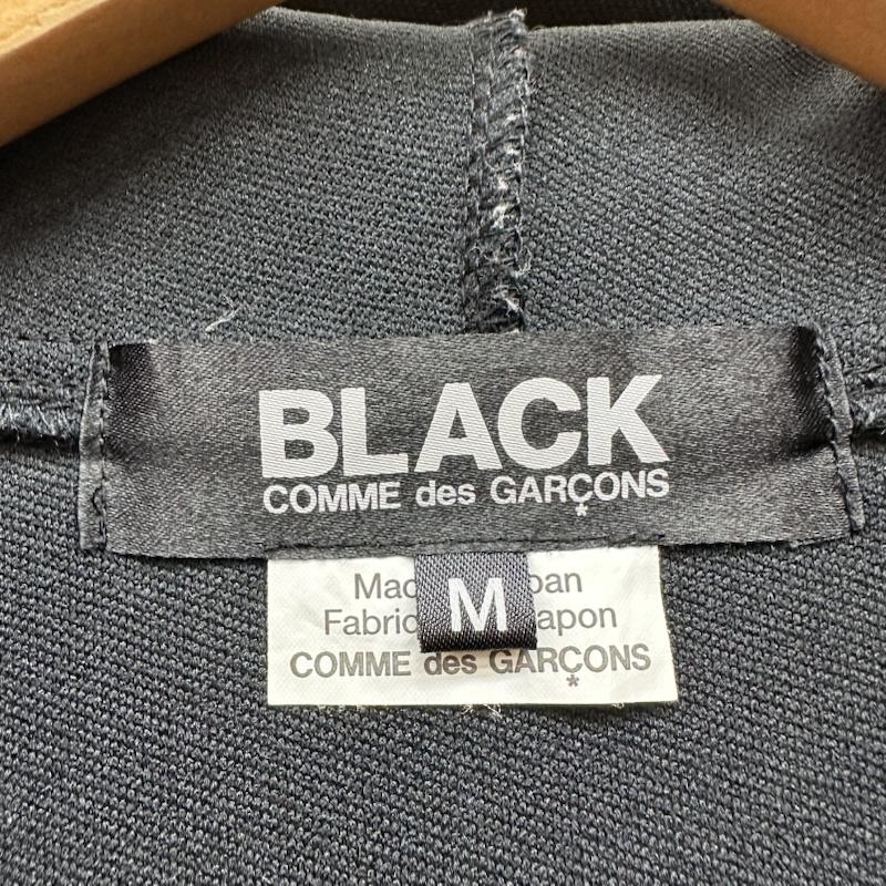 ブラックコムデギャルソン BLACK COMME des GARCONS パーカー 長袖 AD2023 ジャージ ジップ パーカー 1Z-T502 M 黒 / ブラック / black メンズ USED 古着 中古 50164808
