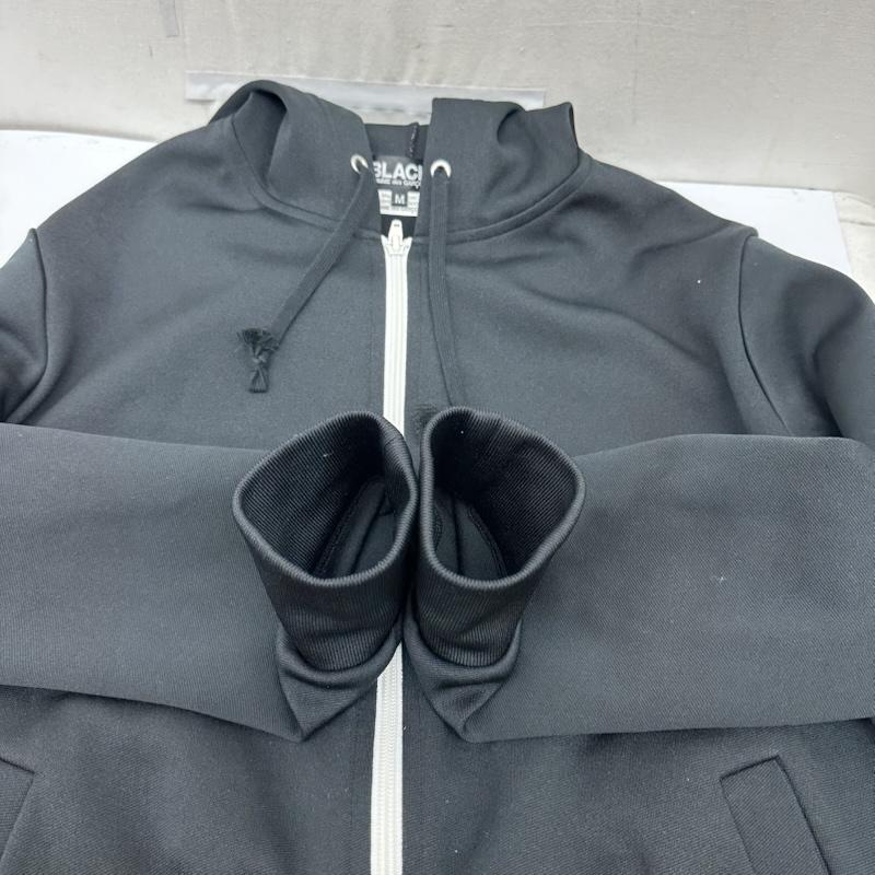 ブラックコムデギャルソン BLACK COMME des GARCONS パーカー 長袖 AD2023 ジャージ ジップ パーカー 1Z-T502 M 黒 / ブラック / black メンズ USED 古着 中古 50164808