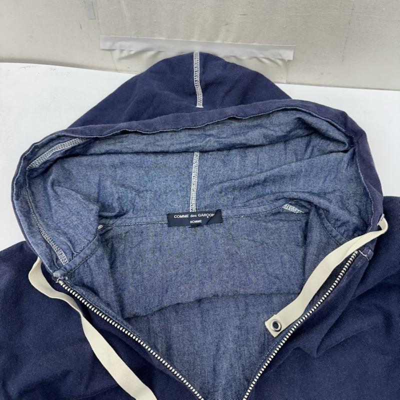 コムデギャルソンオム COMME des GARCONS HOMME パーカー 長袖 11SS ステッチ ジップ パーカー HG-T016 S 紺 / ネイビー / navy メンズ USED 古着 中古 50164809