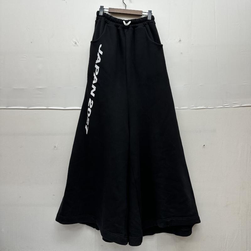 古着 USED パンツ ワークパンツ、ペインターパンツ dasyori yori sport スウェット ワイド パンツ S 黒 / ブラック / black メンズ USED 古着 中古 50164810