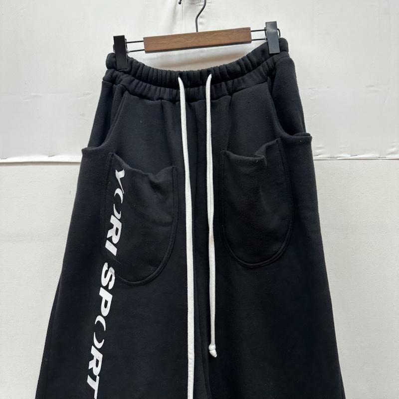 古着 USED パンツ ワークパンツ、ペインターパンツ dasyori yori sport スウェット ワイド パンツ S 黒 / ブラック / black メンズ USED 古着 中古 50164810
