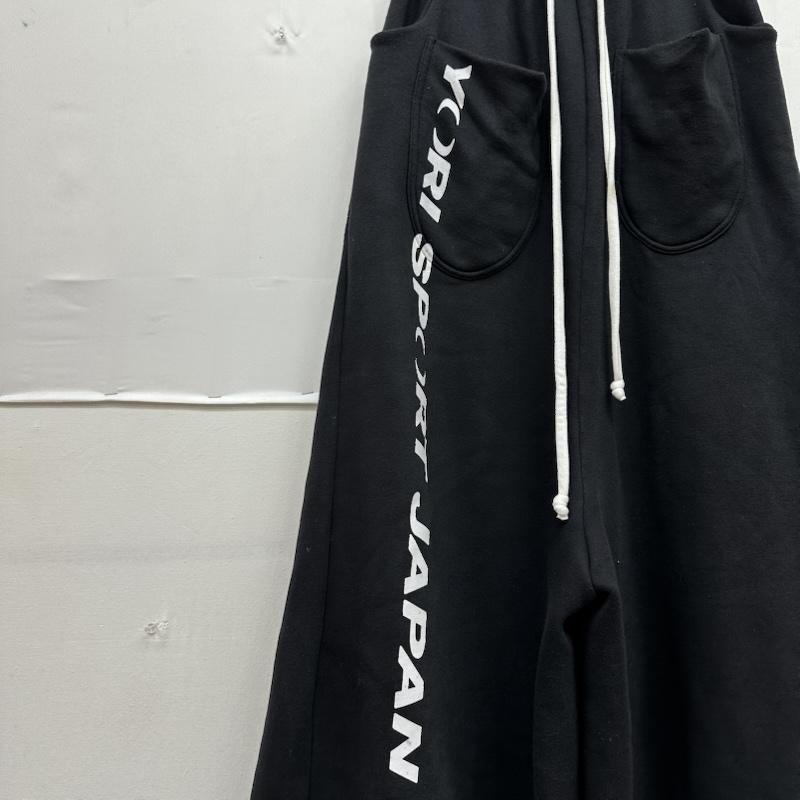 古着 USED パンツ ワークパンツ、ペインターパンツ dasyori yori sport スウェット ワイド パンツ S 黒 / ブラック / black メンズ USED 古着 中古 50164810