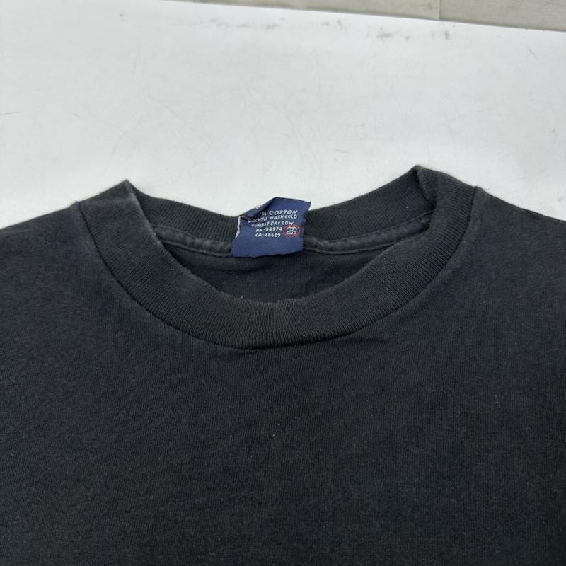 ステューシー STUSSY Tシャツ 半袖 90s USA製 紺タグ EASY LIVIN ゴルフカート プリント Tシャツ M 黒 / ブラック / black メンズ USED 古着 中古 50164813