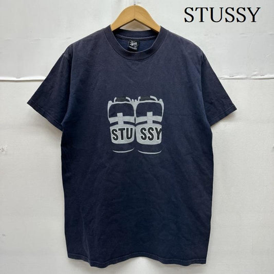 ステューシー STUSSY Tシャツ 半袖 00s スニーカー プリント Tシャツ M 紺 / ネイビー / navy メンズ USED 古着 中古 50164814