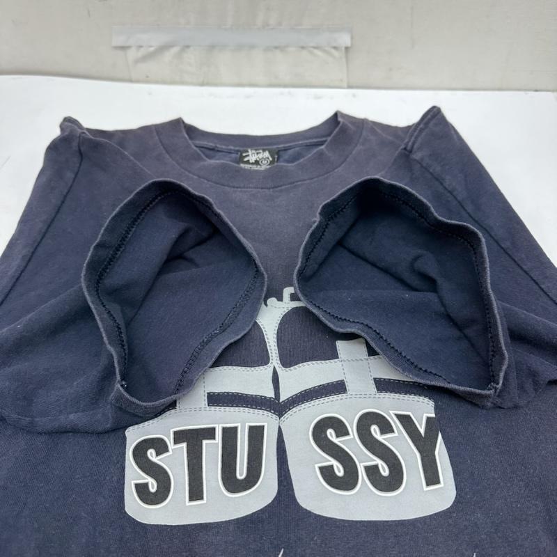 ステューシー STUSSY Tシャツ 半袖 00s スニーカー プリント Tシャツ M 紺 / ネイビー / navy メンズ USED 古着 中古 50164814