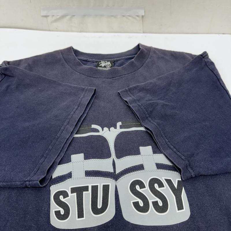 ステューシー STUSSY Tシャツ 半袖 00s スニーカー プリント Tシャツ M 紺 / ネイビー / navy メンズ USED 古着 中古 50164814