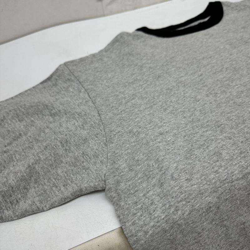 ステューシー STUSSY Tシャツ 半袖 90s 紺タグ USA製 ラスタカラー ロゴ プリント リンガー Tシャツ L 灰 / グレー / gray メンズ USED 古着 中古 50164815