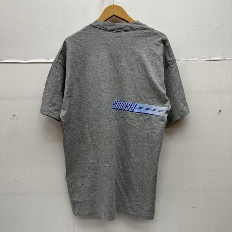 ステューシー STUSSY Tシャツ 半袖 90s 紺タグ USA製 ロゴ プリント Tシャツ XL 灰 / グレー / gray メンズ USED 古着 中古 50164816