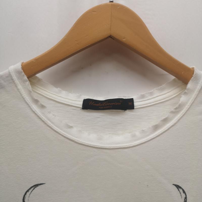 アンダーカバー UNDERCOVER Tシャツ 半袖 04aw but beautiful期 スカル プリント ダメージ加工 Tシャツ M 白 / ホワイト / white メンズ USED 古着 中古 50164817