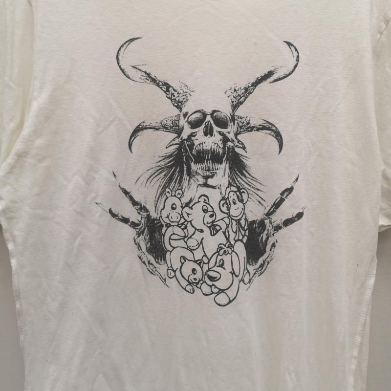 アンダーカバー UNDERCOVER Tシャツ 半袖 04aw but beautiful期 スカル プリント ダメージ加工 Tシャツ M 白 / ホワイト / white メンズ USED 古着 中古 50164817