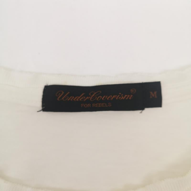 アンダーカバー UNDERCOVER Tシャツ 半袖 04aw but beautiful期 スカル プリント ダメージ加工 Tシャツ M 白 / ホワイト / white メンズ USED 古着 中古 50164817