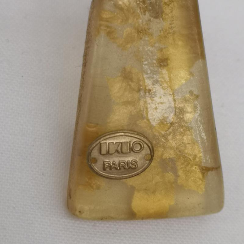 古着 USED アクセサリー ネックレス、ペンダント IKUO PARIS 金箔 ネックレス チョーカー イヤリング セット - レディース USED 古着 中古 50164821