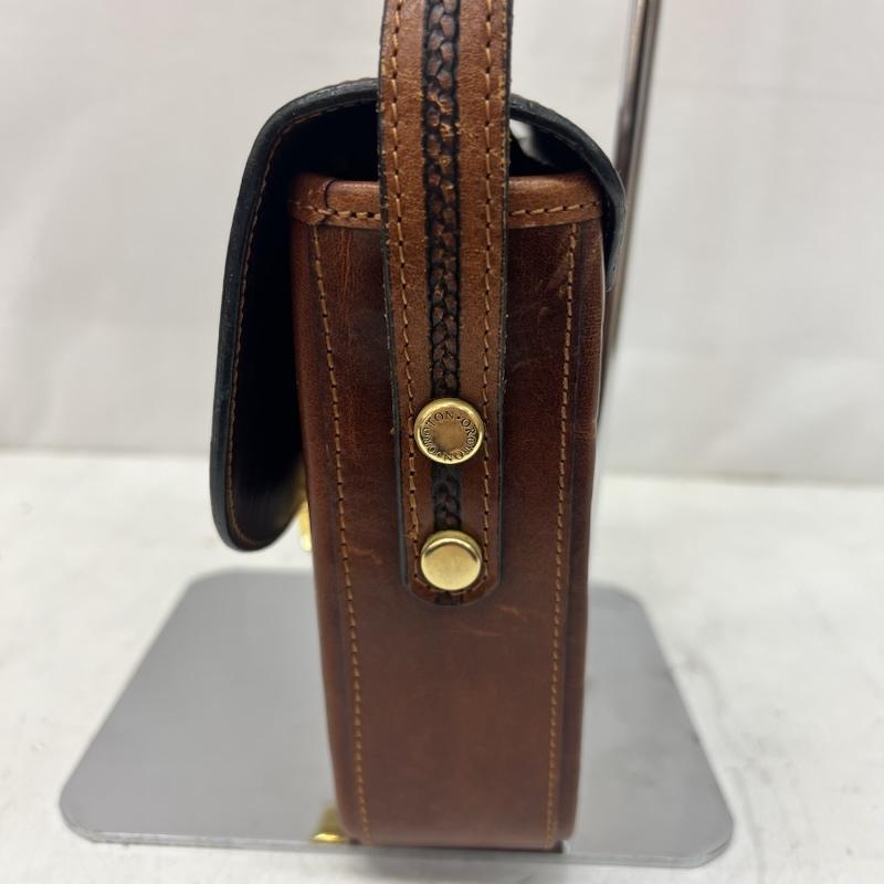 ヴィンテージ VINTAGE ショルダーバッグ ショルダーバッグ Oroton オロトン レザーショルダーバッグ オーストラリア製 カウハイド - 茶 / ブラウン / brown レディース USED 古着 中古 50164839