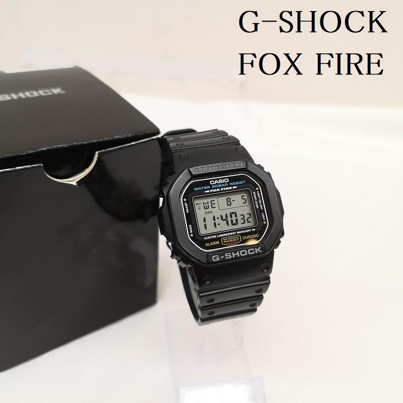 ジーショック G-SHOCK 腕時計 デジタル CASIO DW-5600E-1 FOX FIRE デジタル 腕時計 - 黒 / ブラック / black メンズ USED 古着 中古 50164842