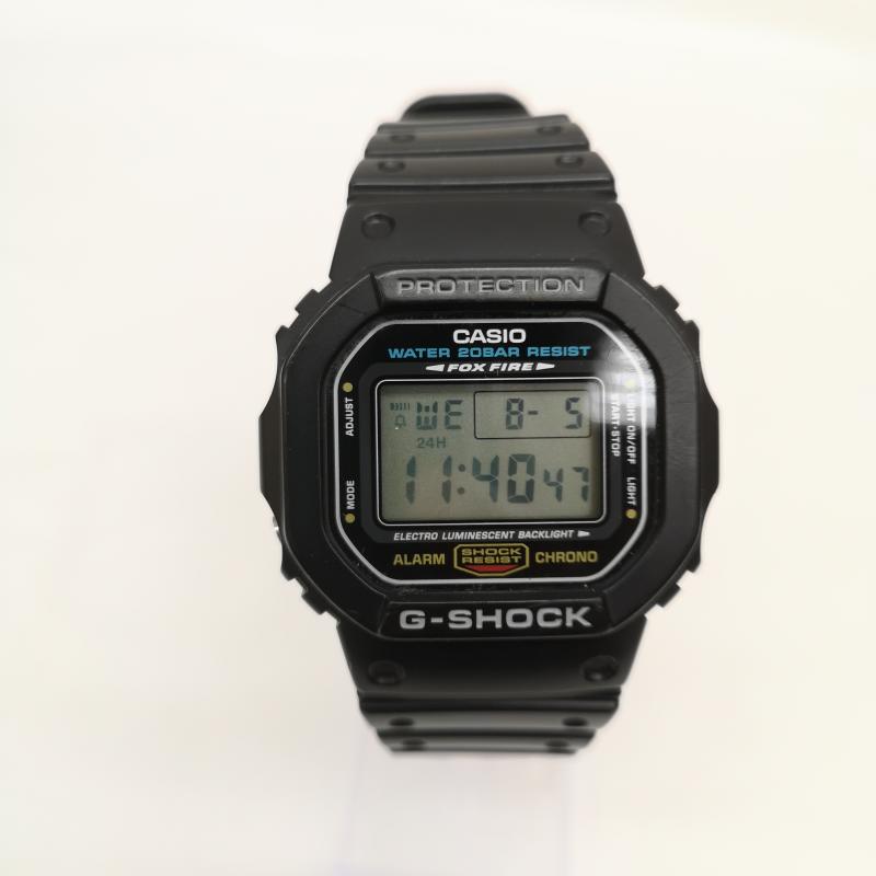 ジーショック G-SHOCK 腕時計 デジタル CASIO DW-5600E-1 FOX FIRE デジタル 腕時計 - 黒 / ブラック / black メンズ USED 古着 中古 50164842