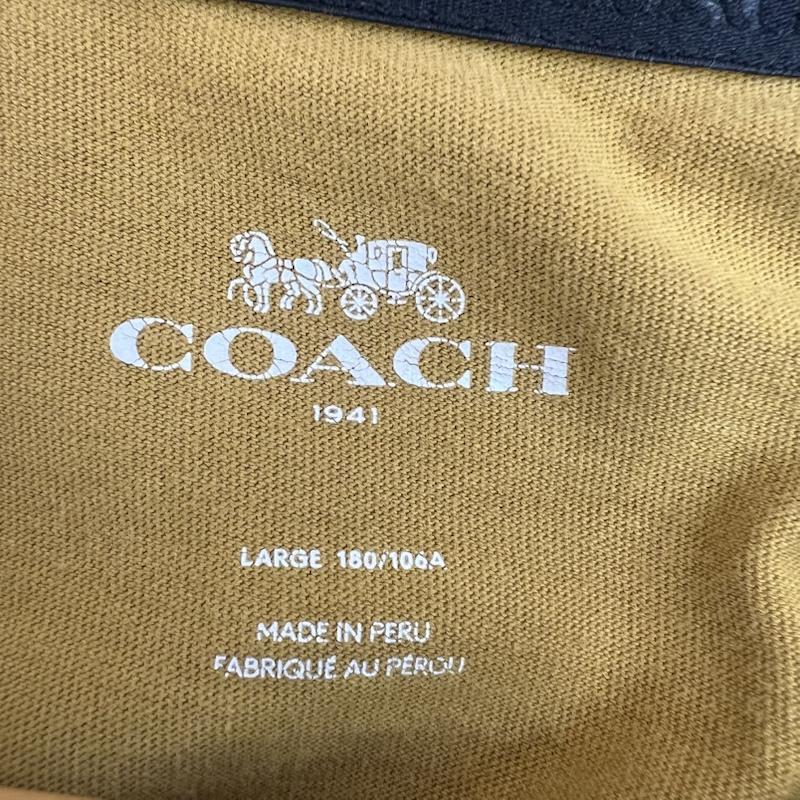 コーチ COACH Tシャツ 半袖 ポップホース＆キャリッジ ロゴ Tシャツ L メンズ USED 古着 中古 50164843