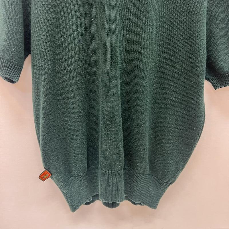 古着 USED ポロシャツ 半袖 FB COUNTY チャーリーブラウン コットンニットポロ L 緑 / グリーン / green メンズ USED 古着 中古 50164844