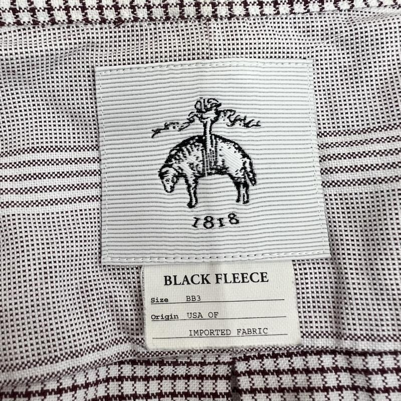 ブラックフリース ブルックスブラザーズ BLACK FLEECE シャツ、ブラウス 長袖 USA製 ランダムストライプ ボタンダウンシャツ サイズBB3 - 白 / ホワイト / white X 灰 / グレー / gray メンズ USED 古着 中古 50164851