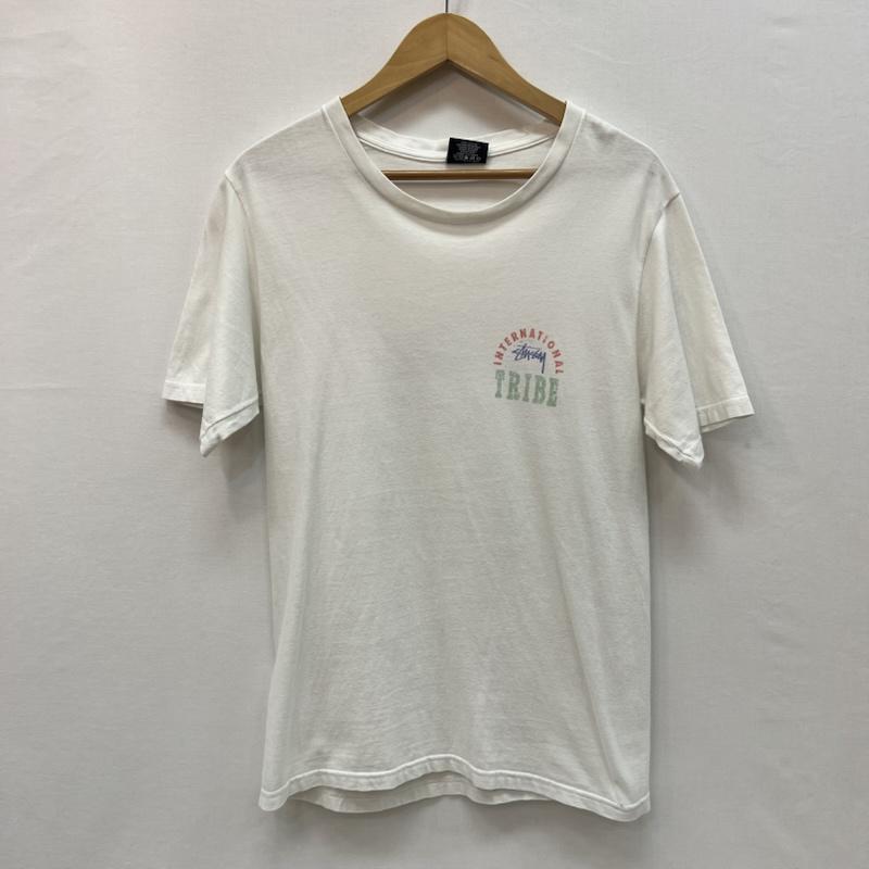 ステューシー STUSSY Tシャツ 半袖 ロゴ プリント Tシャツ S 白 / ホワイト / white メンズ USED 古着 中古 50164853