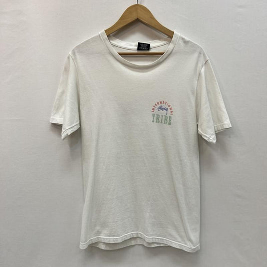 ステューシー STUSSY Tシャツ 半袖 ロゴ プリント Tシャツ S 白 / ホワイト / white メンズ USED 古着 中古 50164853