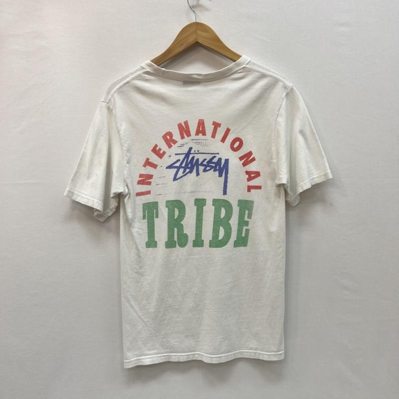 ステューシー STUSSY Tシャツ 半袖 ロゴ プリント Tシャツ S 白 / ホワイト / white メンズ USED 古着 中古 50164853