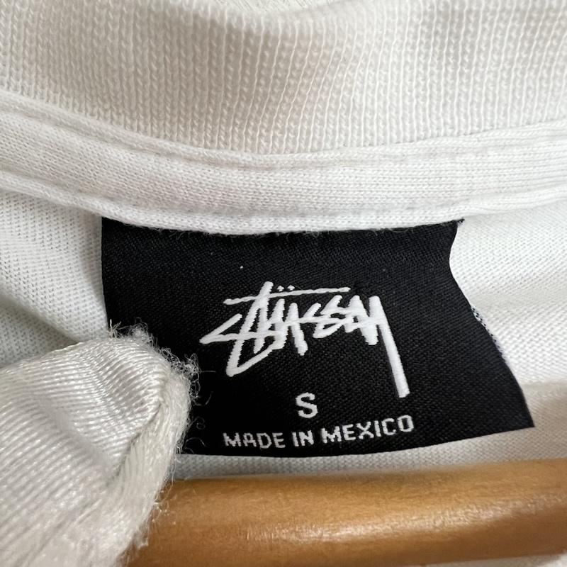 ステューシー STUSSY Tシャツ 半袖 ロゴ プリント Tシャツ S 白 / ホワイト / white メンズ USED 古着 中古 50164853