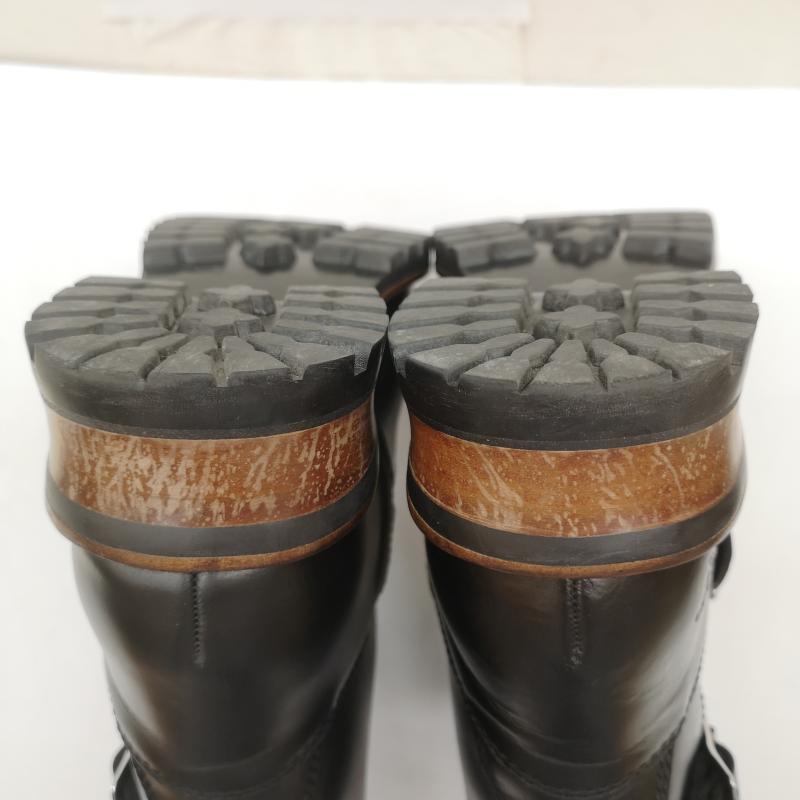 ショット schott ブーツ 一般 S28002 Engineer Boots Short エンジニア ショート レザー ブーツ US：7 黒 / ブラック / black メンズ USED 古着 中古 50164860