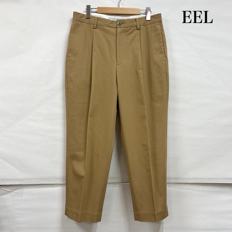 イール EEL パンツ スラックス テーパード 少年パンツ タック 日本製 イージーパンツ Flag Shop Ver スラックス M 無地 ベージュ / ベージュ / beige メンズ USED 古着 中古 50164861