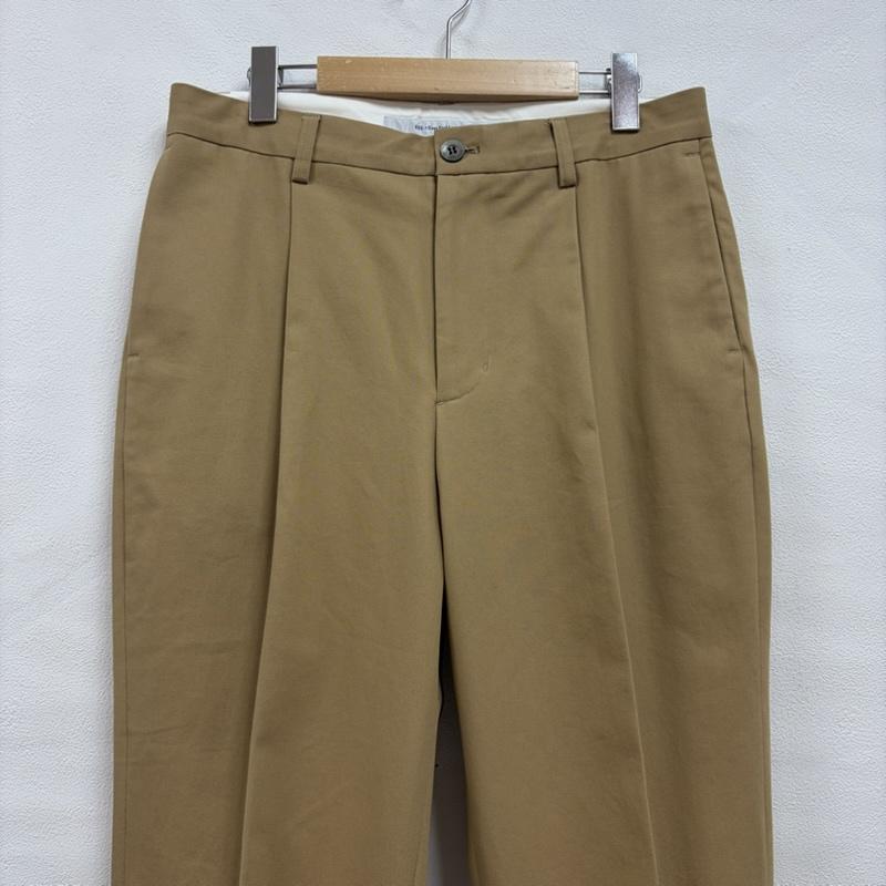 イール EEL パンツ スラックス テーパード 少年パンツ タック 日本製 イージーパンツ Flag Shop Ver スラックス M 無地 ベージュ / ベージュ / beige メンズ USED 古着 中古 50164861