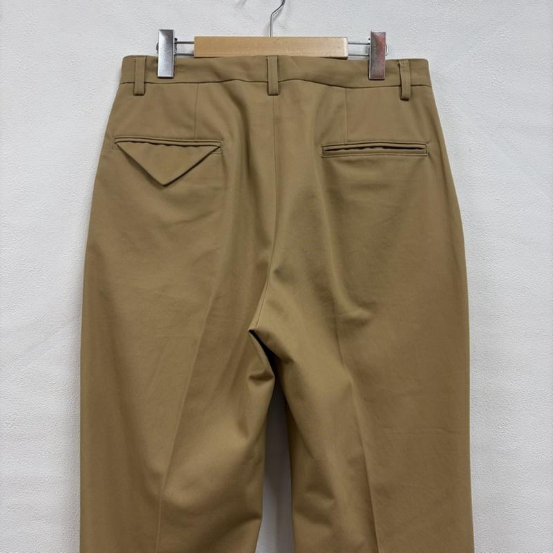 イール EEL パンツ スラックス テーパード 少年パンツ タック 日本製 イージーパンツ Flag Shop Ver スラックス M 無地 ベージュ / ベージュ / beige メンズ USED 古着 中古 50164861