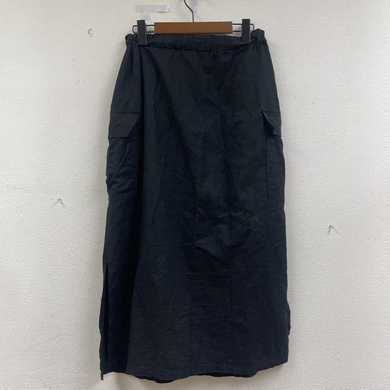 古着 USED スカート ロングスカート 菜 Nahok カーゴ ワーク バルーン スカート 黒 / ブラック / black レディース USED 古着 中古 50164867