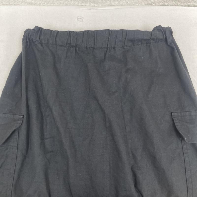古着 USED スカート ロングスカート 菜 Nahok カーゴ ワーク バルーン スカート 黒 / ブラック / black レディース USED 古着 中古 50164867