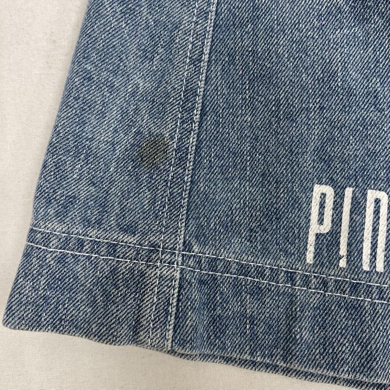 ピンクハウス PINK HOUSE スカート ロングスカート ロゴ パッチ 刺繍 デニム 台形 ロングスカート p0121f521 インディゴ / インディゴ / Indigo レディース USED 古着 中古 50164870