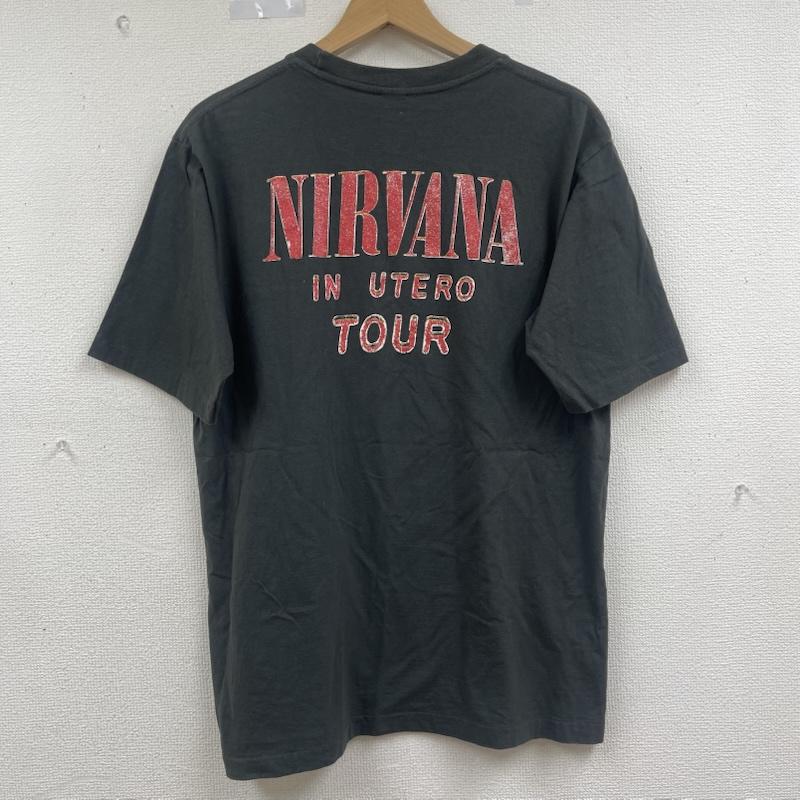 ニルヴァーナ NIRVANA Tシャツ 半袖 BUNNY RABBIT製品 In Utero 有翼の女神 バンド Tシャツ XL チャコールグレー / チャコールグレー / メンズ USED 古着 中古 50164881