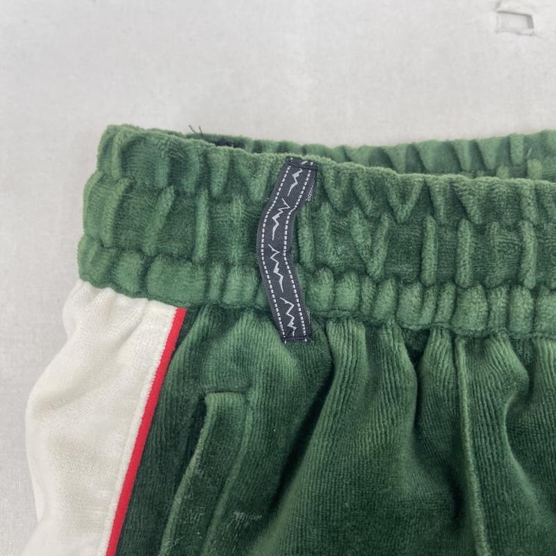 マナスタッシュ MANASTASH パンツ ワークパンツ、ペインターパンツ VELVET TRACK PANTS ベロア トラック パンツ 792-4210018 M 緑 / グリーン / green メンズ USED 古着 中古 50164883
