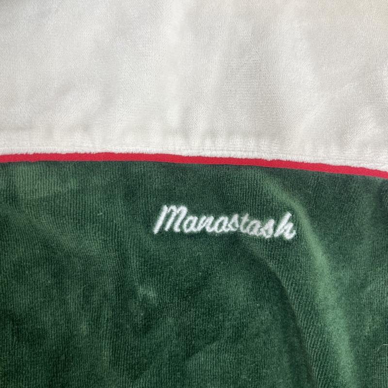 マナスタッシュ MANASTASH パーカー 長袖 VELVET TRACK JACKET ベロア ジップアップ パーカー 7924252013 M 緑 / グリーン / green メンズ USED 古着 中古 50164884
