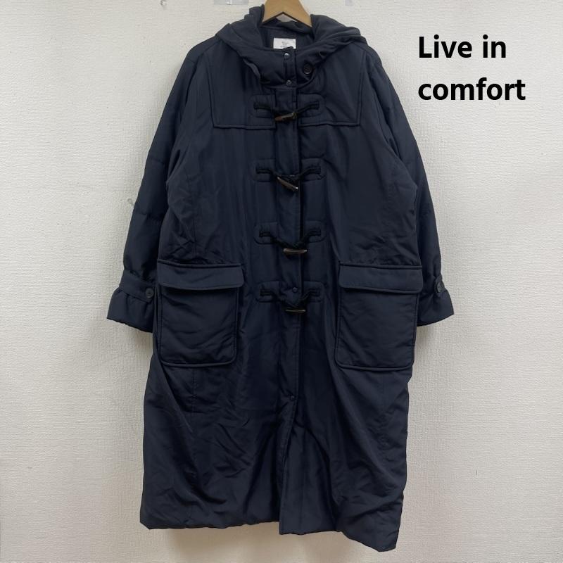 リブインコンフォート Live in comfort コート ダウンコート ロング ダッフル ダウン コート アウター cs-776-112 4L 紺 / ネイビー / navy レディース USED 古着 中古 50164885