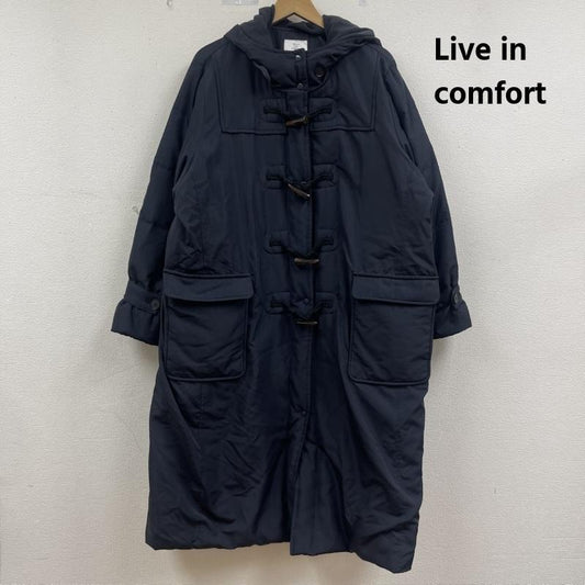 リブインコンフォート Live in comfort コート ダウンコート ロング ダッフル ダウン コート アウター cs-776-112 4L 紺 / ネイビー / navy レディース USED 古着 中古 50164885