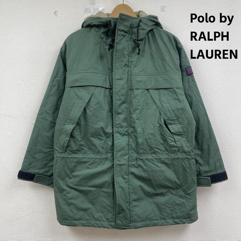 ポロバイラルフローレン Polo by RALPH LAUREN ジャケット、上着 ジャンパー、ブルゾン POLO SPORT ミリタリー アウトドア 比翼 マウンテン パーカー ジャケット 160cm 紺 / ネイビー / navy ボーイズ USED 古着 中古 50164886