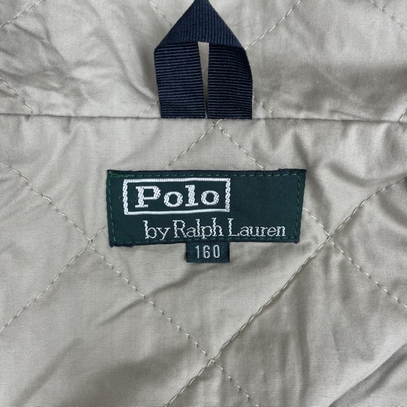 ポロバイラルフローレン Polo by RALPH LAUREN ジャケット、上着 ジャンパー、ブルゾン POLO SPORT ミリタリー アウトドア 比翼 マウンテン パーカー ジャケット 160cm 紺 / ネイビー / navy ボーイズ USED 古着 中古 50164886