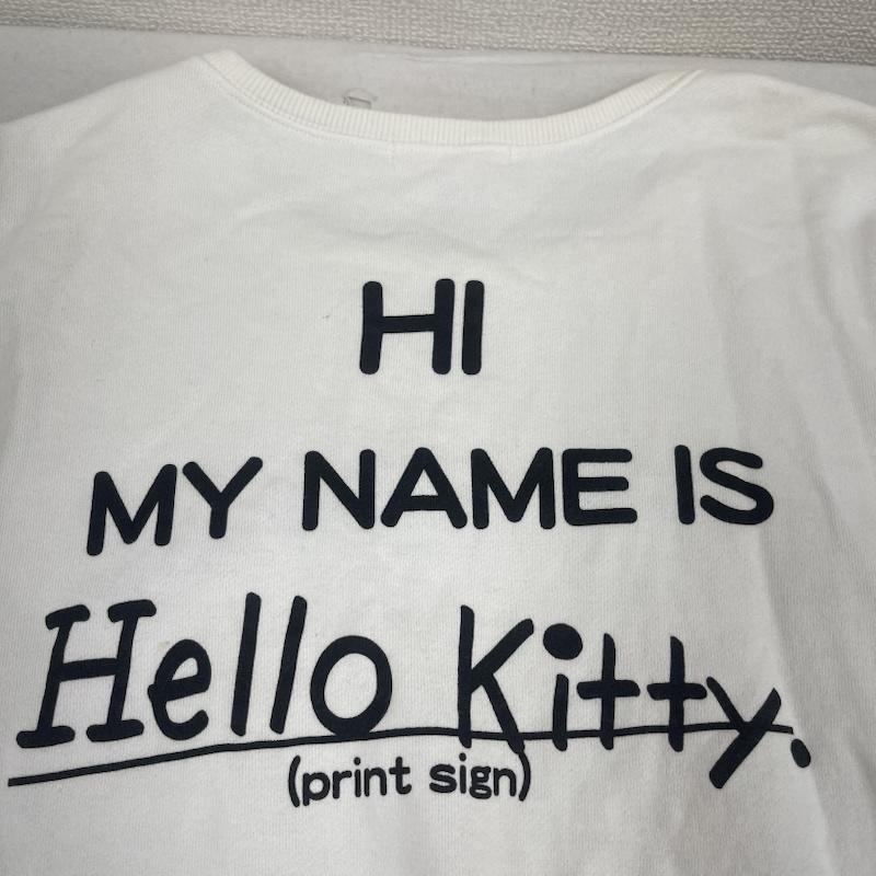 リトルサニーバイト Little sunny bite トレーナー 半袖 日本製 サンリオ ハローキティ コラボ スウェット シャツ Tシャツ S 白 / ホワイト / white メンズ USED 古着 中古 50164888