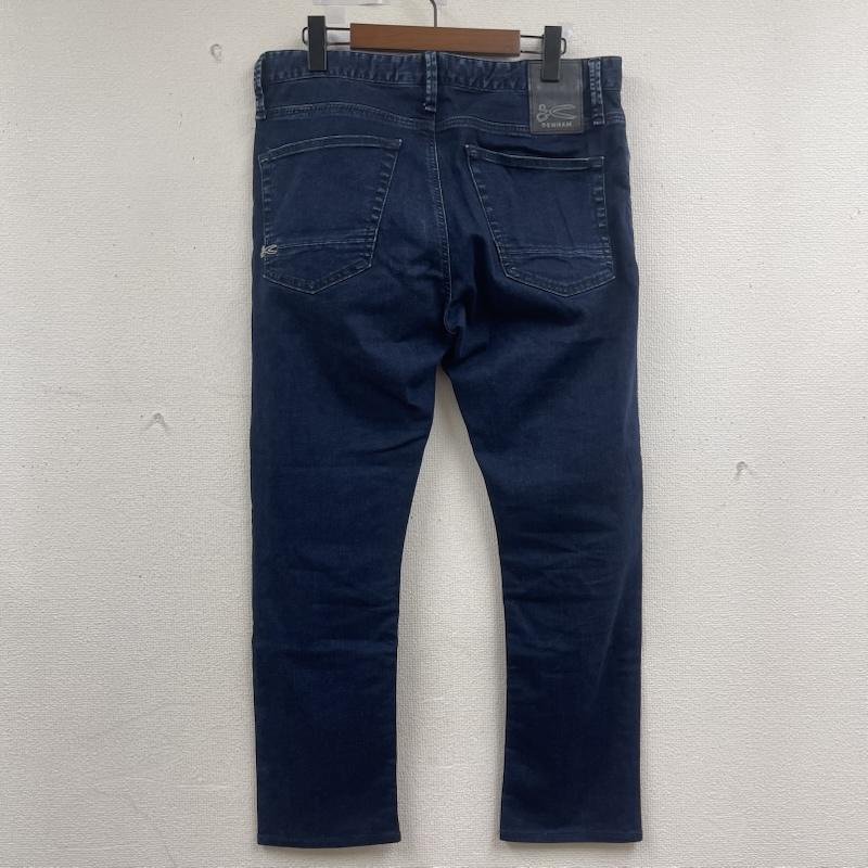 デンハム DENHAM パンツ デニム、ジーンズ インディゴ ウォッシュ加工 ストレッチ スリムフィット デニム パンツ 01-15-05-11-027 32インチ インディゴ / インディゴ / Indigo メンズ USED 古着 中古 50164895