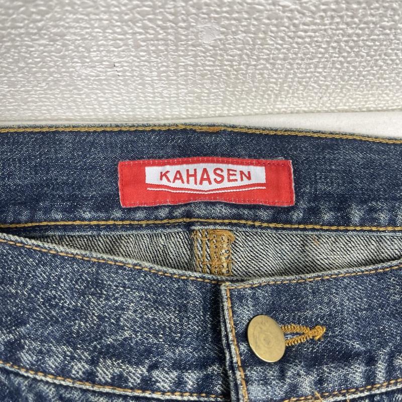 古着 USED パンツ デニム、ジーンズ KAHASEN ダブルニー ペインター ワイド デニム パンツ 38 インディゴ / インディゴ / Indigo メンズ USED 古着 中古 50164896