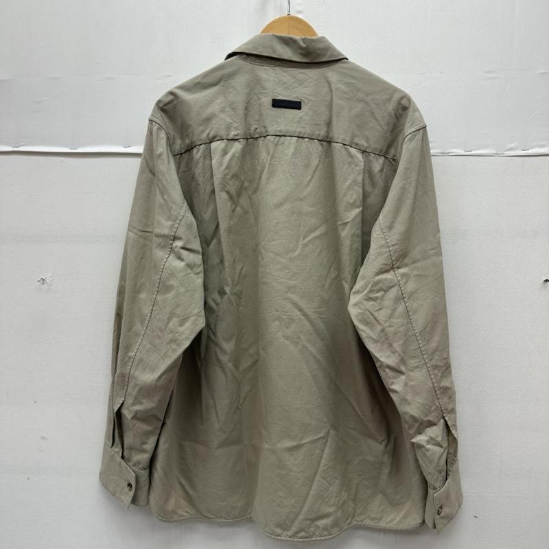 フィアーオブゴッド Fear of God シャツ、ブラウス 長袖 Eternal Button Front Shirt レギュラーカラー シャツ FGE50-008OXF 46 ベージュ / ベージュ / beige メンズ USED 古着 中古 50164897