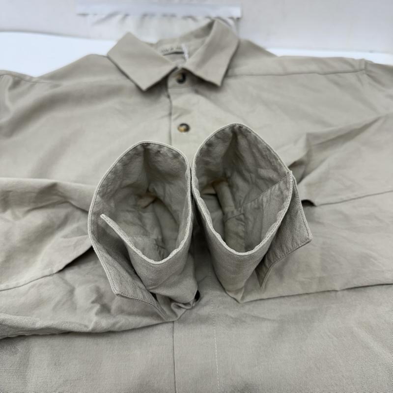 フィアーオブゴッド Fear of God シャツ、ブラウス 長袖 Eternal Button Front Shirt レギュラーカラー シャツ FGE50-008OXF 46 ベージュ / ベージュ / beige メンズ USED 古着 中古 50164897