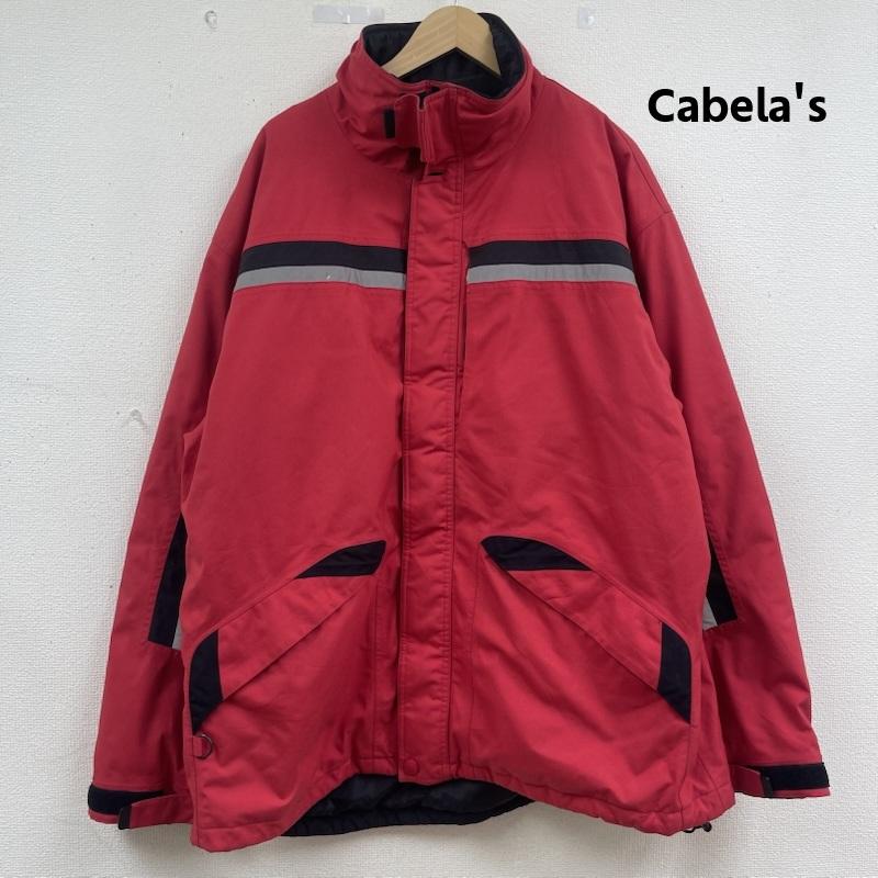 古着 USED ジャケット、上着 ジャンパー、ブルゾン Cabela s OUTDOOR GEAR マウンテン パーカー ジャケット XL 赤 / レッド / red メンズ USED 古着 中古 50164898